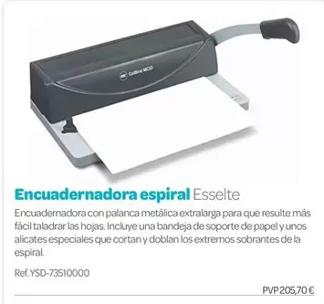 Esselte - Encuadernadora Espiral 