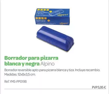 Alpino - Borrador Para Pizarra Blanca Y Negra