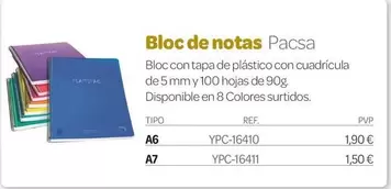 Bloc De Notas Pasca