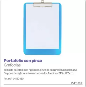 Grafoplas - Portafolio Con Pinza