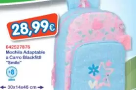 Safta - Mochila Adaptable A Carro Blackfit8 Smile