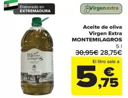 Montemilagros - Aceite De Oliva Virgen Extra