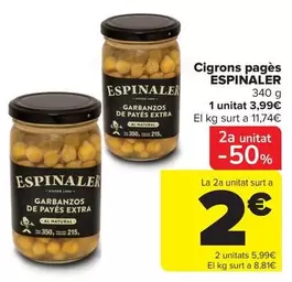 Espinaler - Cigrons Pagès