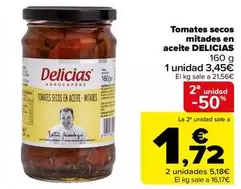 Delicias - Tomates Secos Mitades En Aceite
