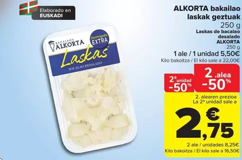 Alcorta - Laskas De Bacalao Desalado