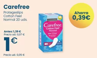 Carefree - Protegeslips Cotton Feel Normal