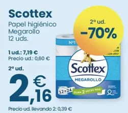 Scottex - Papel Higiénico Megarollo
