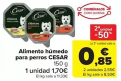 Cesar - Alimento humedo para perros