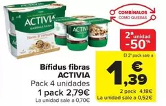 Activia - Bifidus Fibras