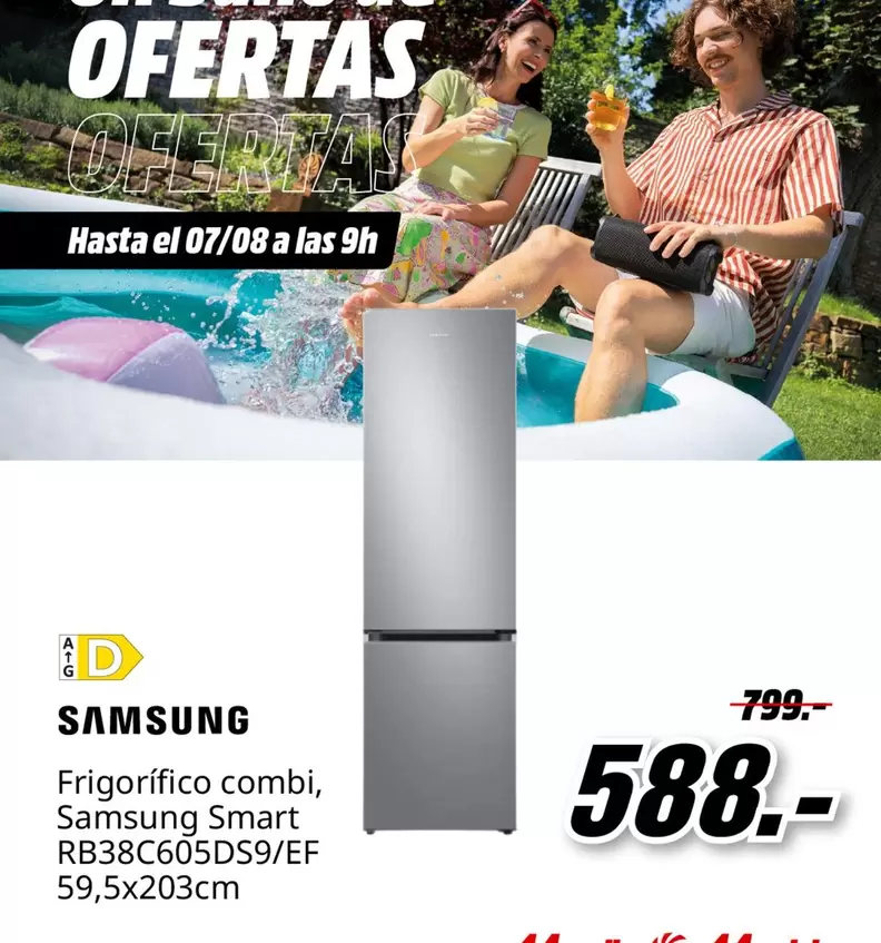 Samsung - Frigorifico Combi, Rb38c605ds9/ef