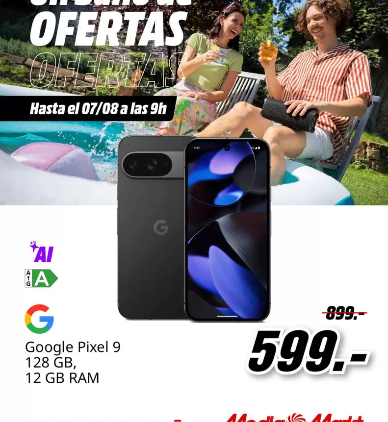 Google - Pixel 9 128 Gb, 12 Gb Ram