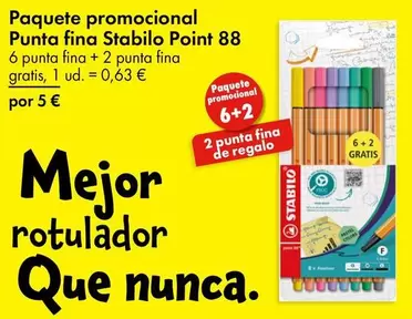Stabilo - Paquete Promocional Fina Point 88