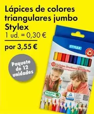 Stylex - Lápices De Colores Triangulares