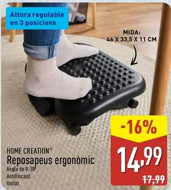 Home Creation - Reposapeus Ergonómic