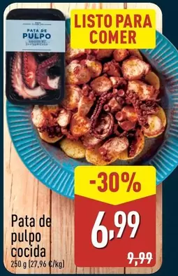 Pata De Pulpo Cocida