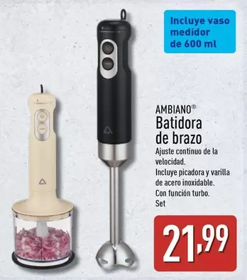 Ambiano - Batidora De Brazo