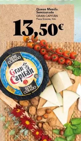 Gran Capitán - Queso Mezcla Semicurado