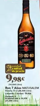 Matusalem - Ron 7 Años
