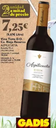 Viña Vilano - Vino Tinto D.o. Ca. Rioja Reserva Azpilicueta