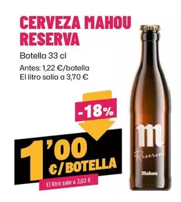 Mahou - Cerveza Reserva
