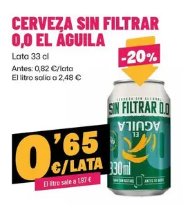 El Águila - Cerveza Sin Filtrar 0.0 El Aguila