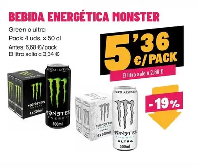 Monster - Bebida Energetica