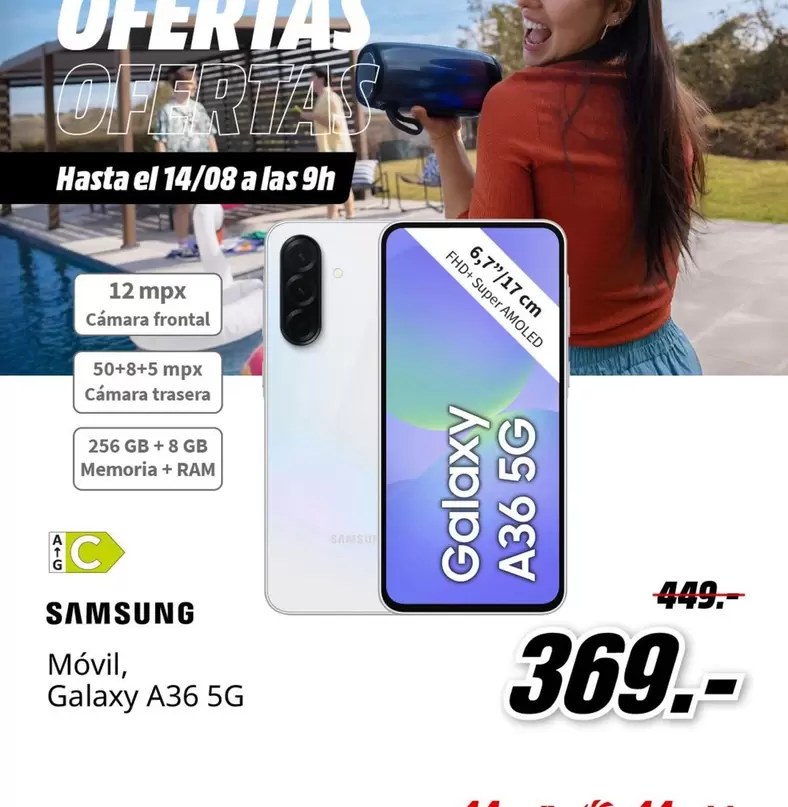 Samsung - Móvil, Galaxy A36 5G