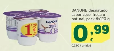 Danone - Desnatado Sabor Coco
