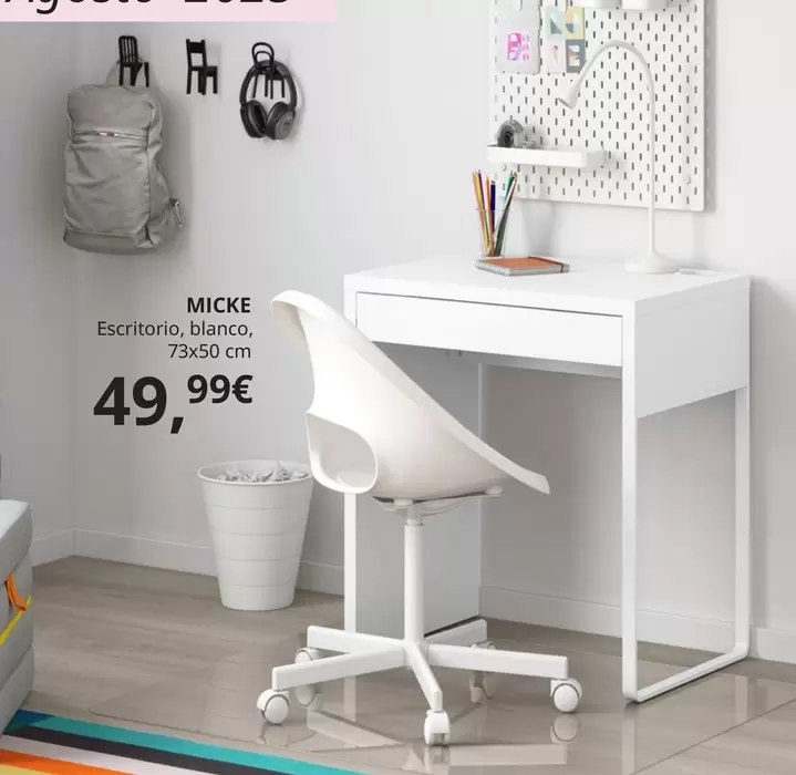 Micke Escritorio, Blanco