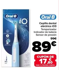 Oral B - Cepillo Dental Eléctrico IO3