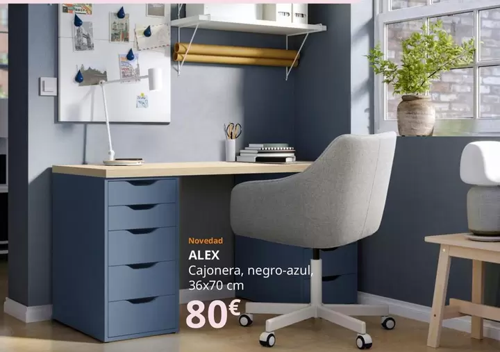 Alex Cajonera, Negro-Azul