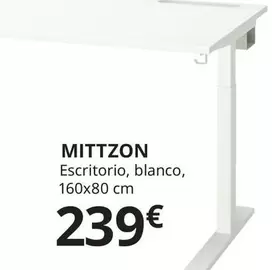 Mittzon Escritorio, Blanco