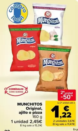 Munchitos - Original Ajillo O Pizza