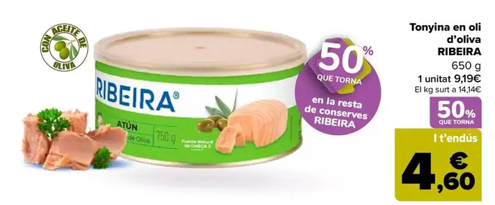 Ribeira - Atún En Aceite De Oliva 