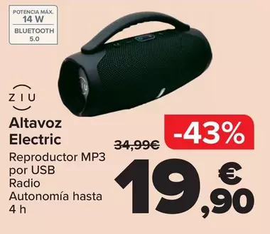 Ziu - Altavoz Electric
