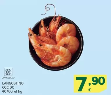 Langostino Cocido 40/60