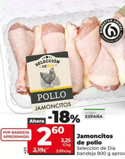Seleccion De Dia - Jamoncitos De Pollo 