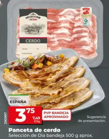 Seleccion De Dia - Panceta De Cerdo