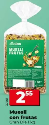 Gran Dia - Muesli Con Frutas 