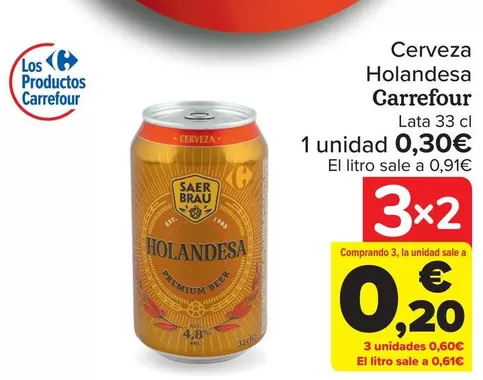 Carrefour - Cerveza Holandesa  
