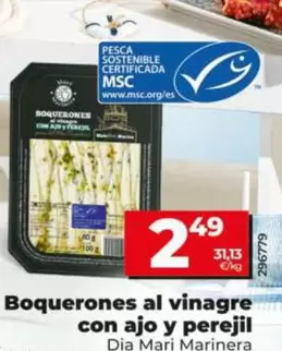 Dia Mari Marinera - Boquerones Al Vinagre Con Ajo Y Perejil 80 G