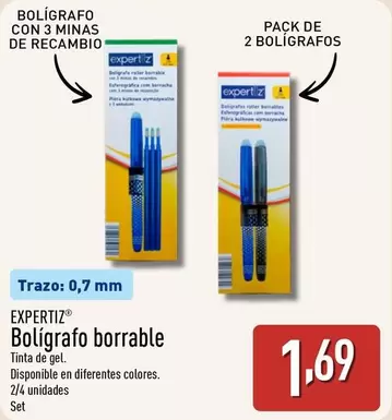 Expertiz - Bolígrafo Con 3 Minas De Recambio