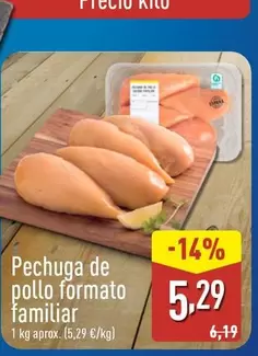 Pechuga De Pollo Formato Familiar