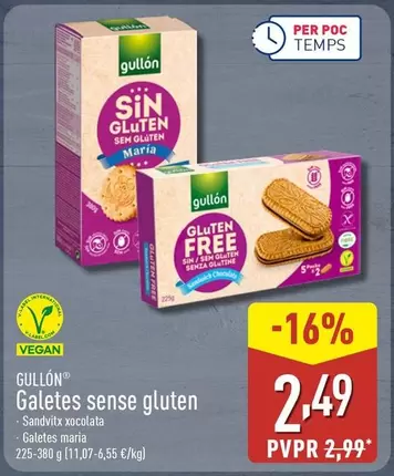 Gullón - Galetes Sense Gluten