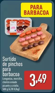 Surtido De Pinchos Para Barbacoa
