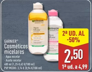 Garnier - Cosmeticos Micelares