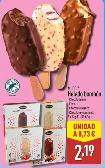 Mucci - Helado Bombon