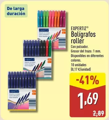 Expertiz - Boligrafos Roller