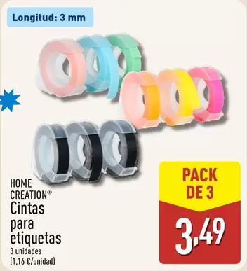 Home Creation - Cintas Para Etiquetas