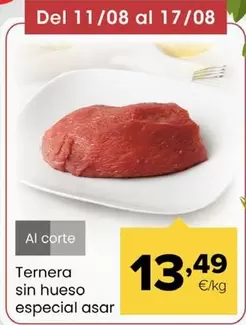 Ternera Sin Hueso Especial Asar